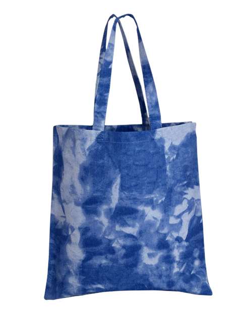 Tie-Dyed Canvas Tote Bag