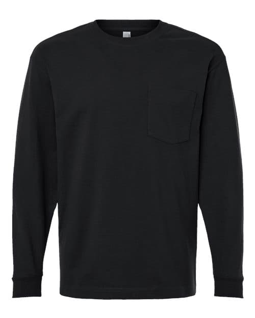Unisex Super Heavyweight Long Sleeve Pocket Tee