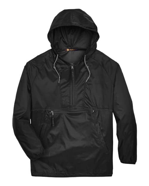 Men's Packable Hooded Nylon Jacket