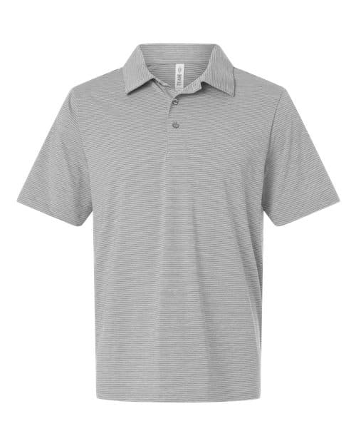 Men's Relay Heathered Stripe Polo