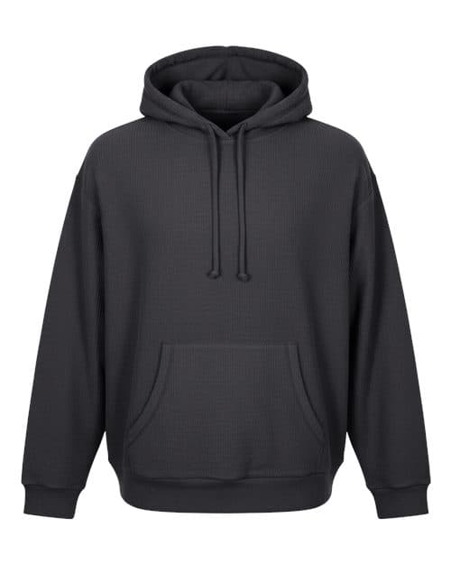 Unisex Corded Pullover Hooded Sweatshirt