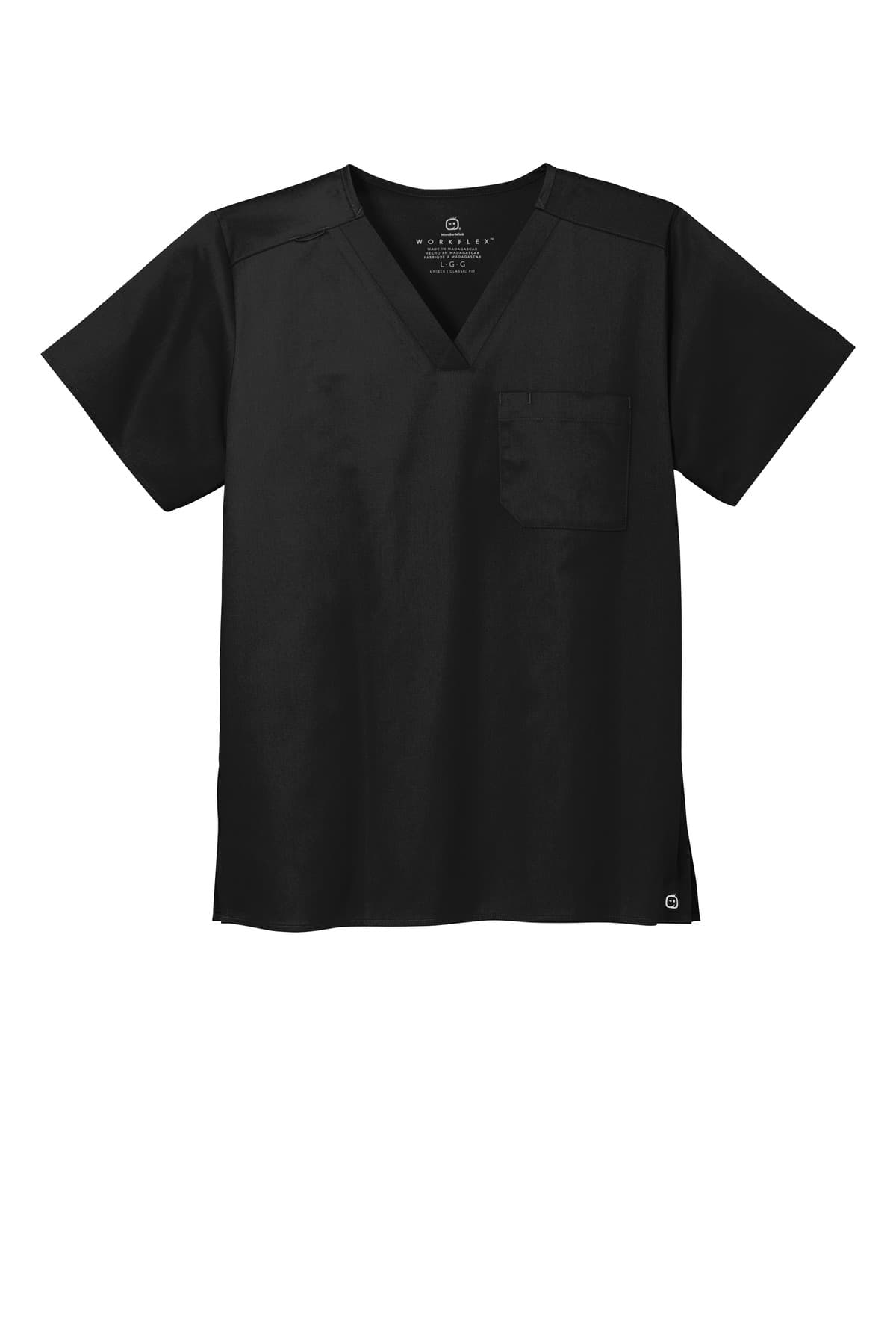 Wink Unisex WorkFlex Chest Pocket V-Neck Top