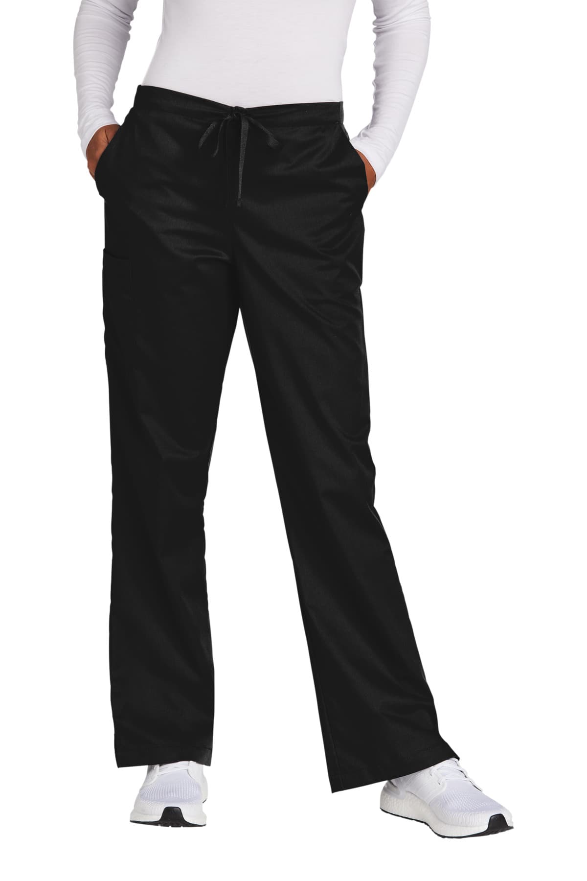 Wink Women's Petite WorkFlex Flare Leg Cargo Pant