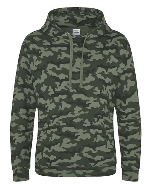 Unisex Camo Hooded Sweatshirt