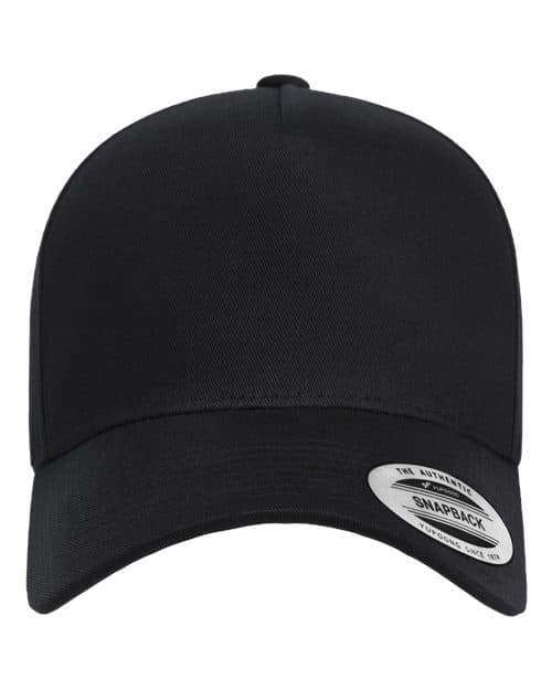 Retro Cotton Blend Snapback Cap