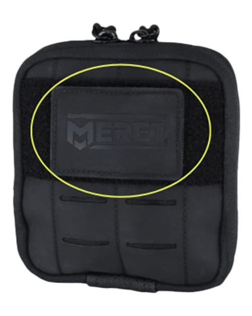 Small Blank Black Patch - Qty 10