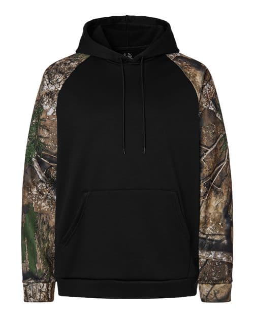 Unisex Realtree® Performance Colorblocked Hooded Sweatshirt
