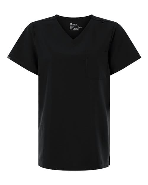 Women's V-Neck 1 Pocket Scrub Top
