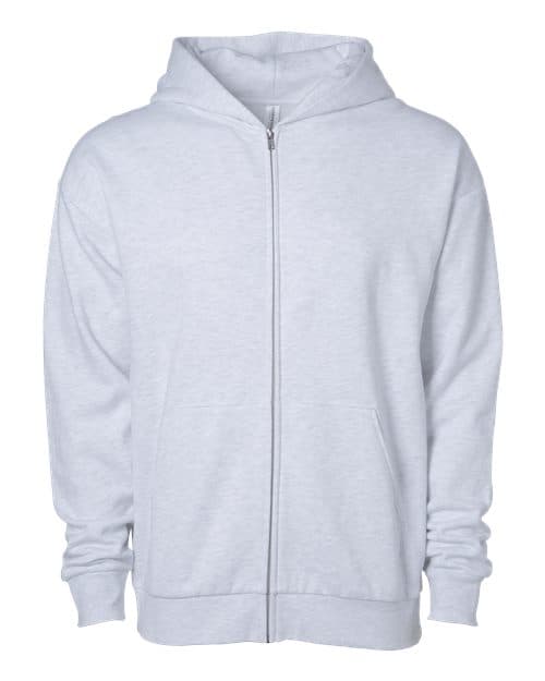 Unisex Avenue Midweight Full-Zip Hooded Sweatshirt